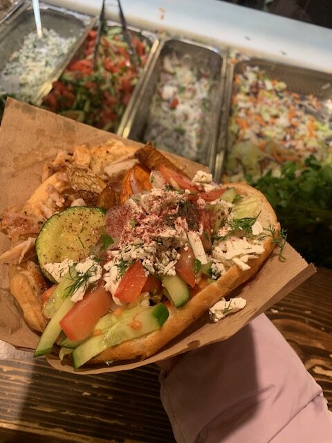Döner from Mustafa Demir's on Warschauer Strasse in Berlin