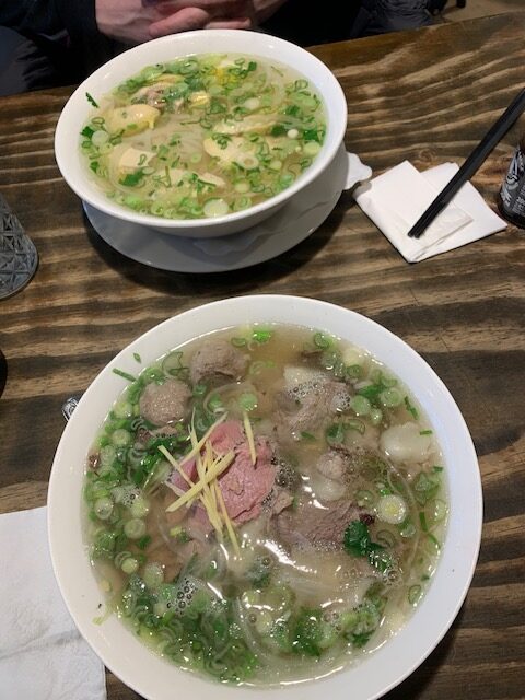beef and chicken pho at Madame Ngo, Berlin