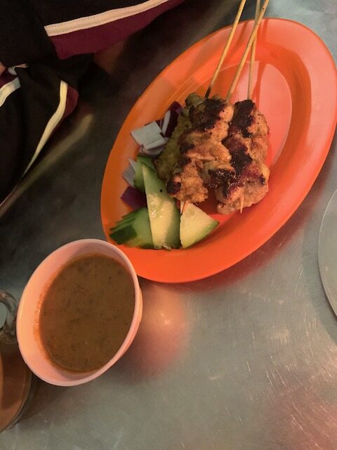 chicken satay at Ma-Makan in berlin